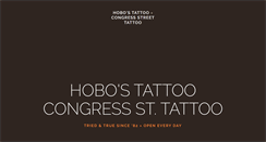 Desktop Screenshot of hobostattoo.com
