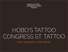 Tablet Screenshot of hobostattoo.com